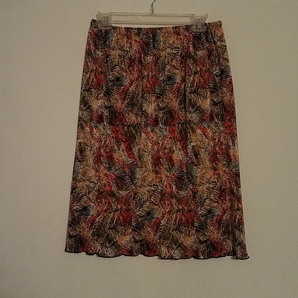 Multicolor stretch skirt